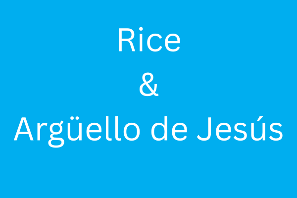 authors Mary Rice and Joaquín T. Argüello de Jesús