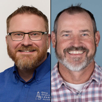 Jeff Simmons and Michael Caldwell headshots