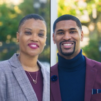 Tamyra Walker and Devin Adams headshots