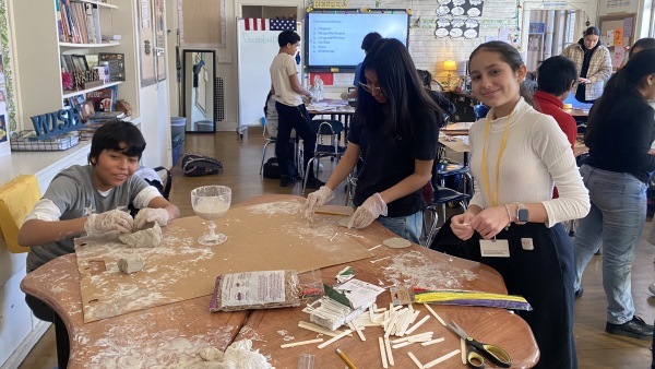 students in cooking class