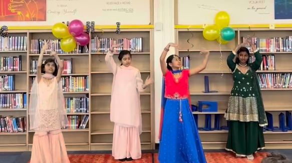 students celebrate Diwali