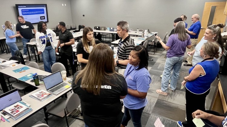 teacher professional learning session