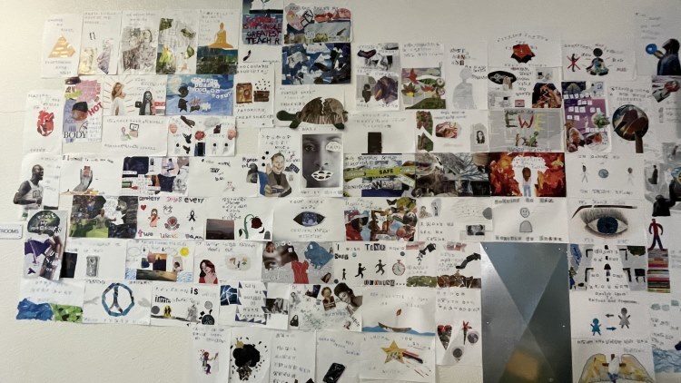 Six-Word Memoir collage posters