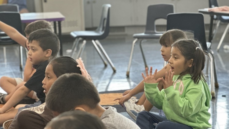kindergarten students joyful learning