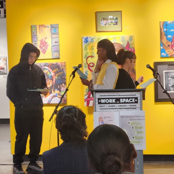 student Poetry Night presentations