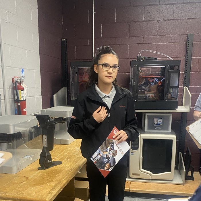 student with real-world project