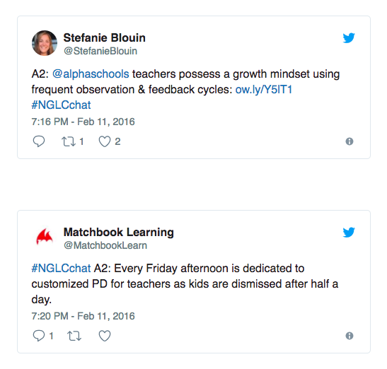 Blouin & Matchbook tweets on targeted PD