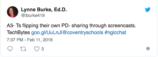 Lynne Burke on flipped PD