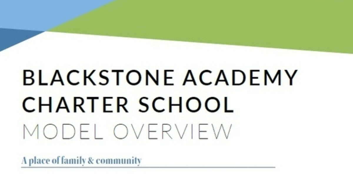 Blackstone Academy Charter School Mission A Podcast