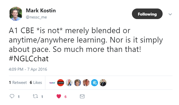 CBE is not just anytime/anywhere