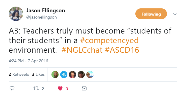 teachers are students of their students