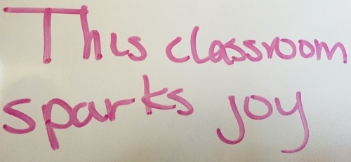 "This classroom sparks joy"
