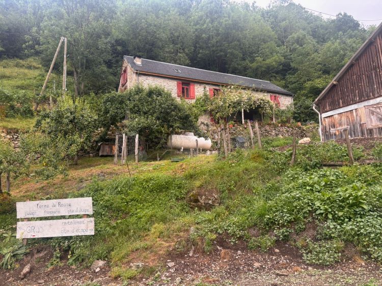 refuge for hikers in the Pyrenees