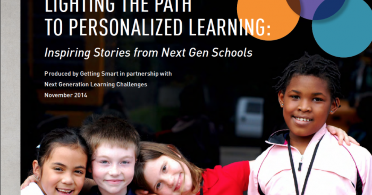 New Report Lighting The Path To Personalized Learning Nglc 2714