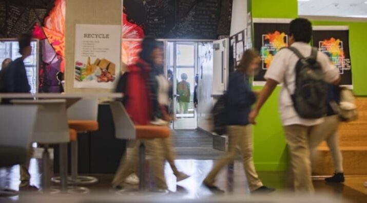 school building hallway
