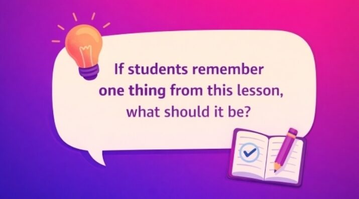 what should students remember from this lesson