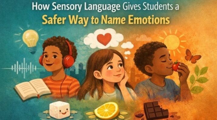 sensory language to name emotions
