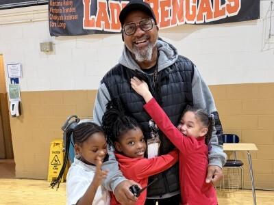 culture facilitator with students