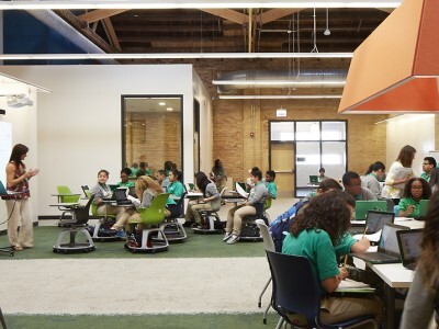 large classroom pod space