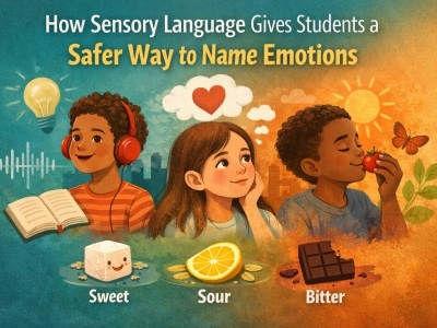 sensory language to name emotions