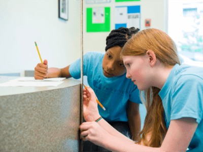 Two Rivers middle school students